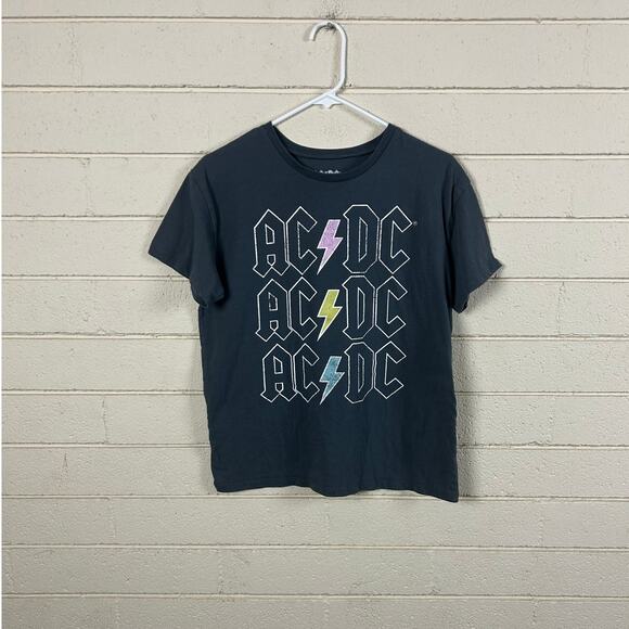 AC/DC Gray Band Tee size L - Picture 1 of 7
